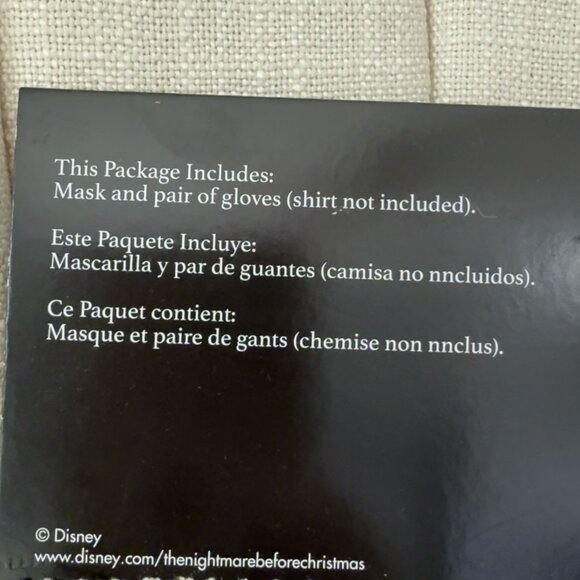 NEW The Nightmare Before Christmas PUMPKIN KING Halloween Costume mask TARGET - Picture 6 of 7